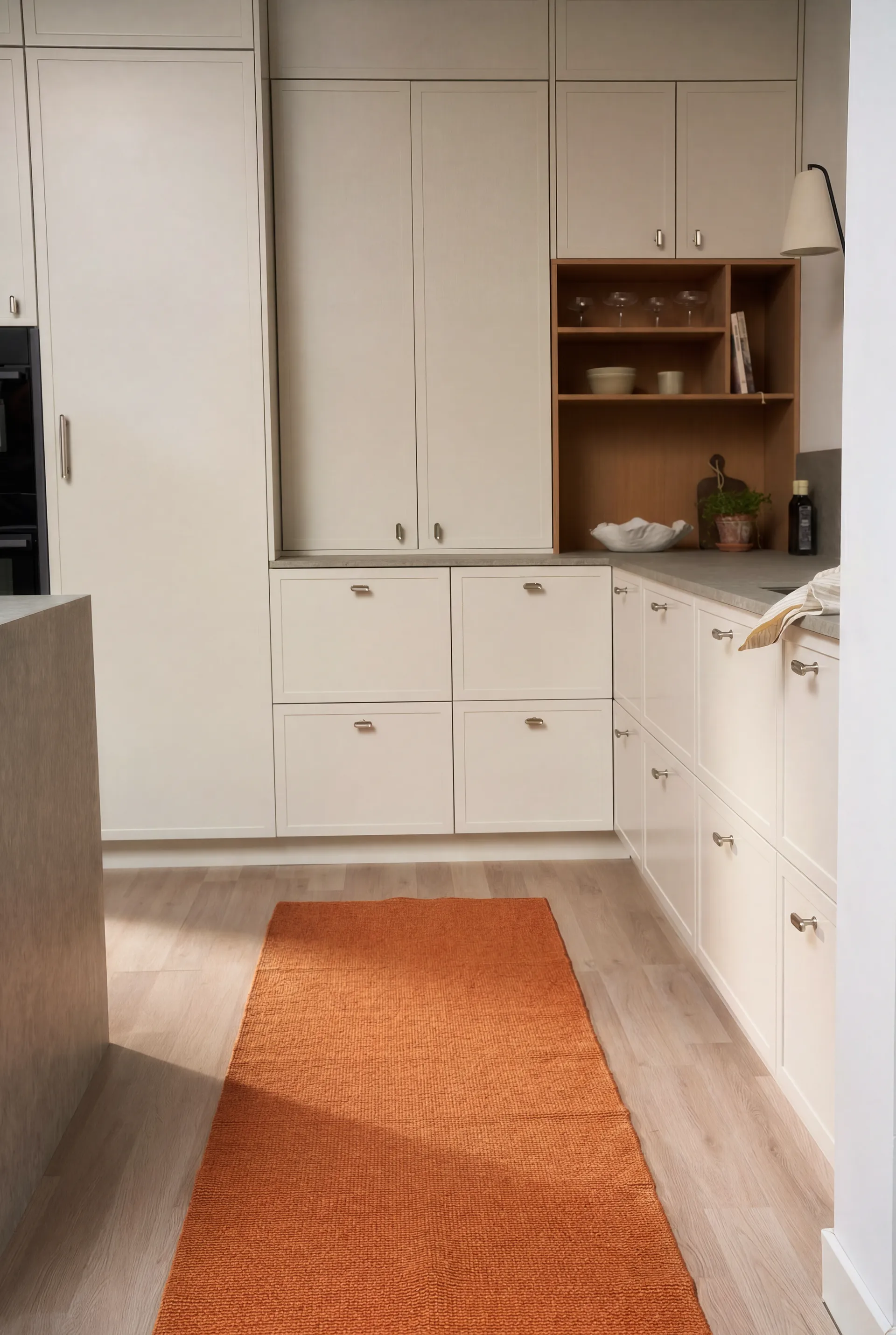 Tappeto Mellow da corridoio, Ruggine, 70x250 cm Scandi Living