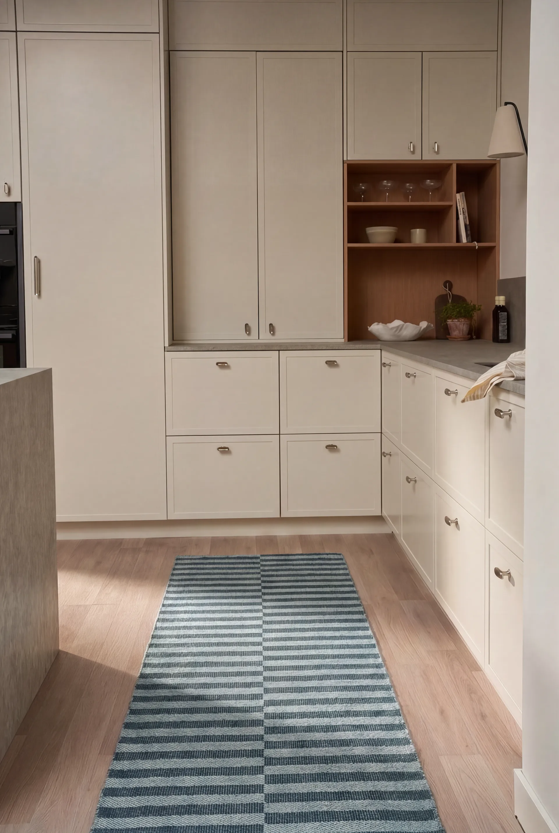 Tappeto Path da corridoio, Ocean blue, 70x250 cm Scandi Living
