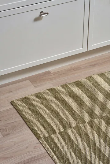 Tappeto Path - Verde oliva, 150x200 cm - Scandi Living