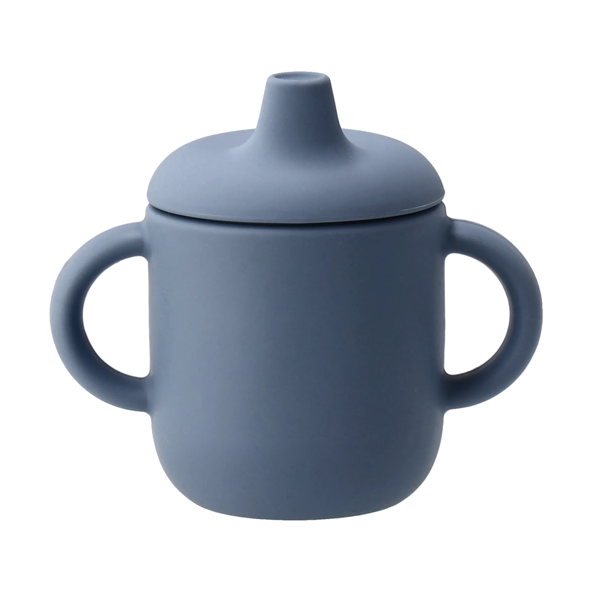 Tazza con beccuccio Elvie in silicone 180 ml, Blu Scandi Living