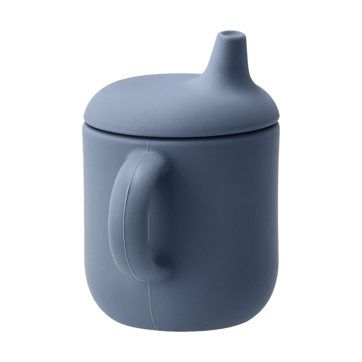 Tazza con beccuccio Elvie in silicone 180 ml, Blu Scandi Living