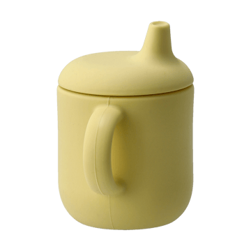 Tazza con beccuccio Elvie in silicone 180 ml - Limone - Scandi Living