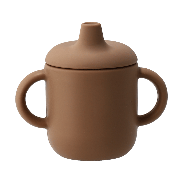 Tazza con beccuccio Elvie in silicone 180 ml - Nocciola - Scandi Living