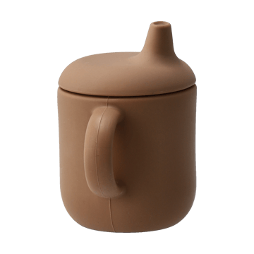 Tazza con beccuccio Elvie in silicone 180 ml - Nocciola - Scandi Living