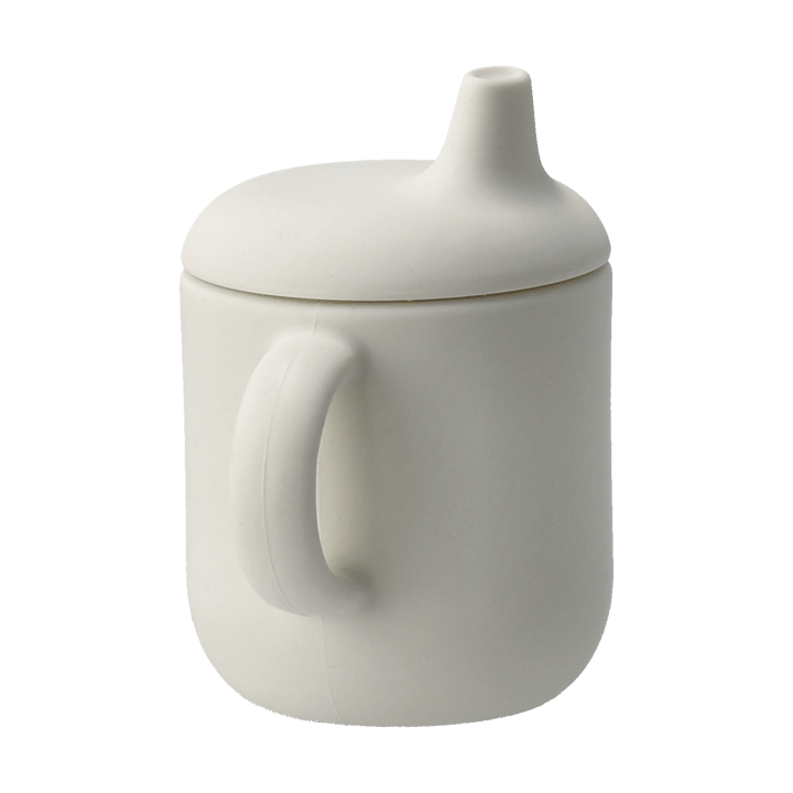 Tazza con beccuccio Elvie in silicone 180 ml, Vaniglia Scandi Living