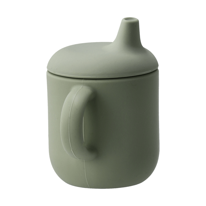 Tazza con beccuccio Elvie in silicone 180 ml, Verde Scandi Living