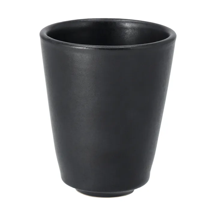 Tazza da cappuccino Terra - Nero in gres, 14,5 cl - Scandi Living