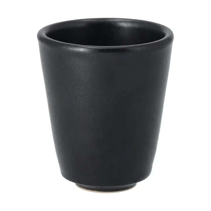 Tazza da espresso Terra - Nero in gres, 6,5 cl - Scandi Living