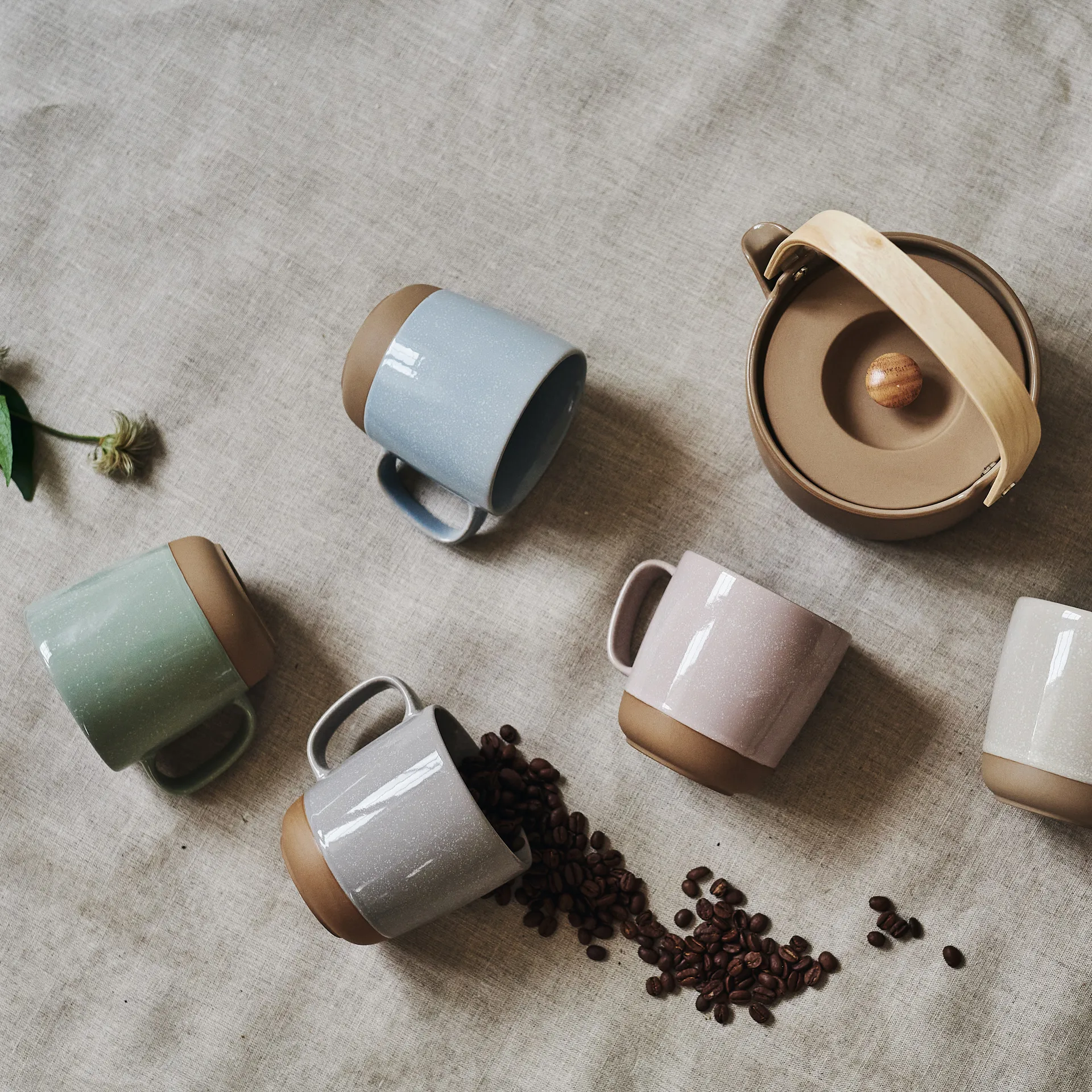 Tazza Fossil 35 cl, beige Scandi Living