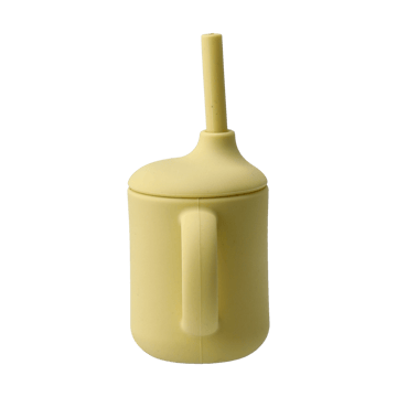 Tazza Idun con cannuccia in silicone 120 ml - Limone - Scandi Living