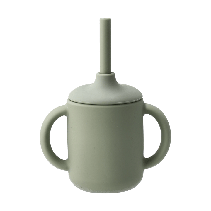 Tazza Idun con cannuccia in silicone 120 ml - Verde - Scandi Living
