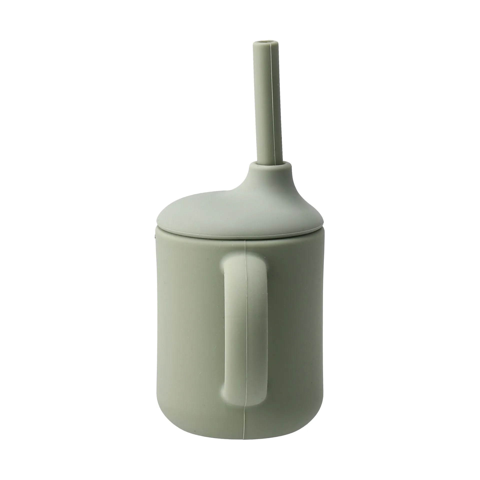 Tazza Idun con cannuccia in silicone 120 ml, Verde Scandi Living