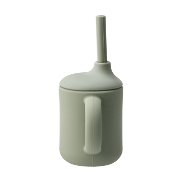 Tazza Idun con cannuccia in silicone 120 ml - Verde - Scandi Living