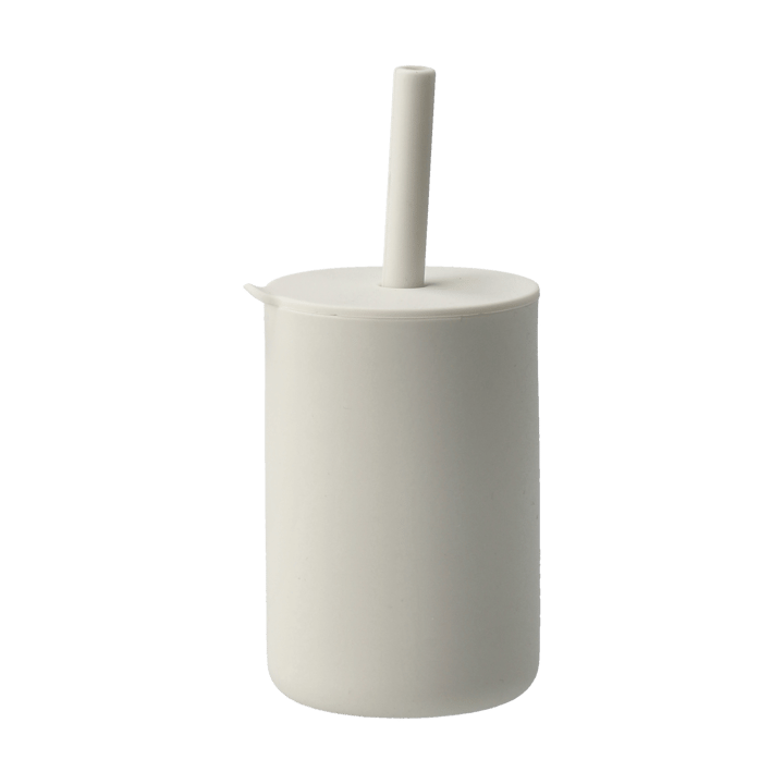 Tazza Vega con cannuccia in silicone - Vaniglia - Scandi Living