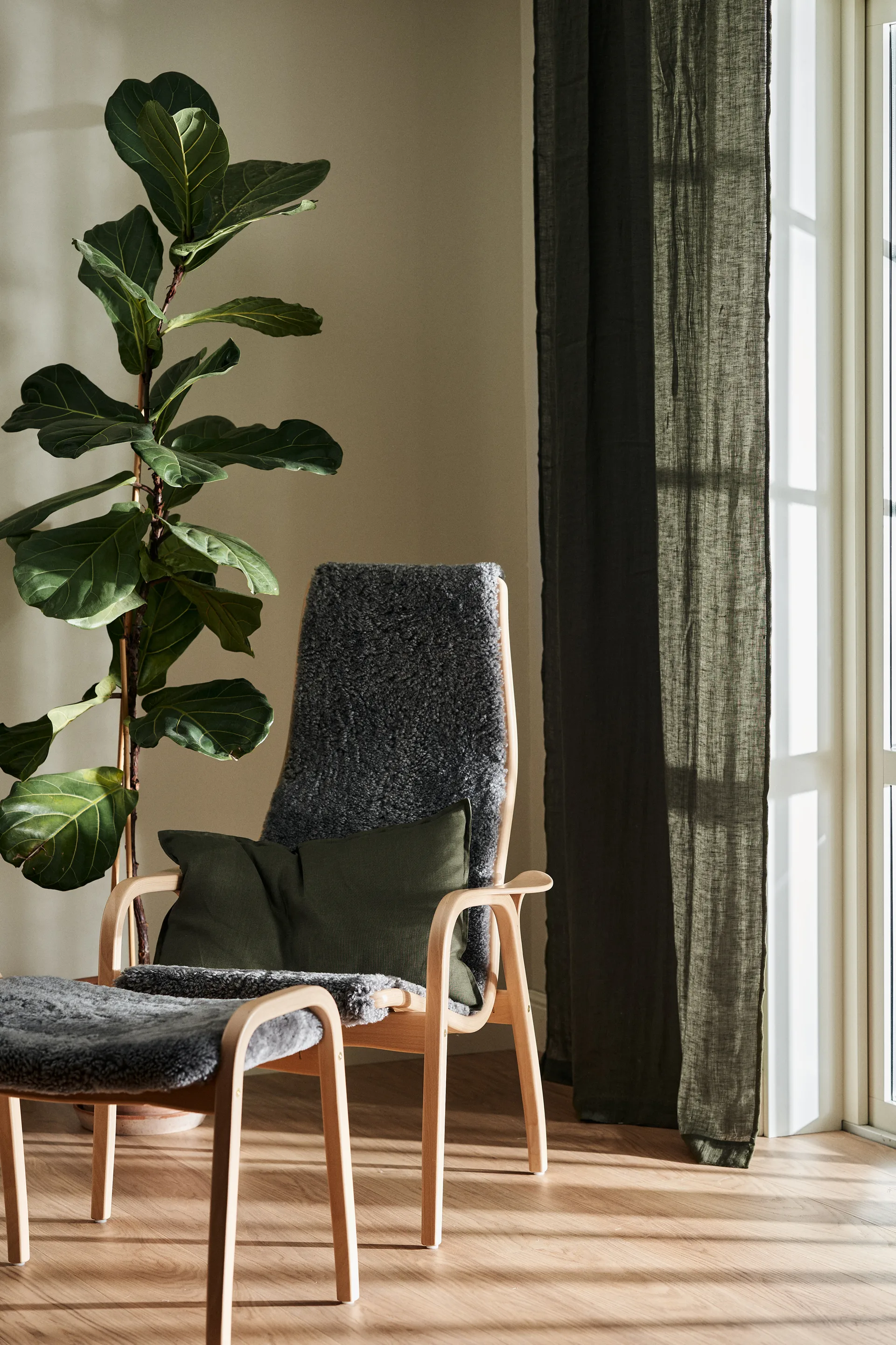 Tenda con multibanda Tranquility 139x250 cm , Forest green Scandi Living