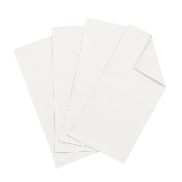 Tovaglioli Clean 45x 45 cm confezione da 4 - bianco - Scandi Living
