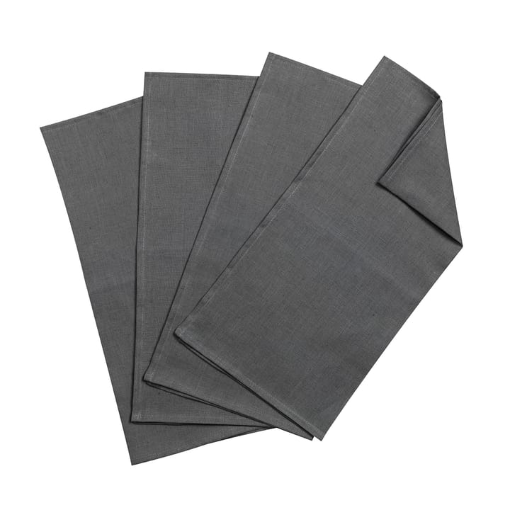 Tovaglioli Clean 45x 45 cm confezione da 4 - charcoal - Scandi Living