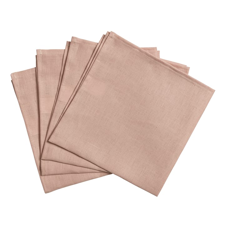 Tovaglioli Clean 45x 45 cm confezione da 4 - dusty rose - Scandi Living