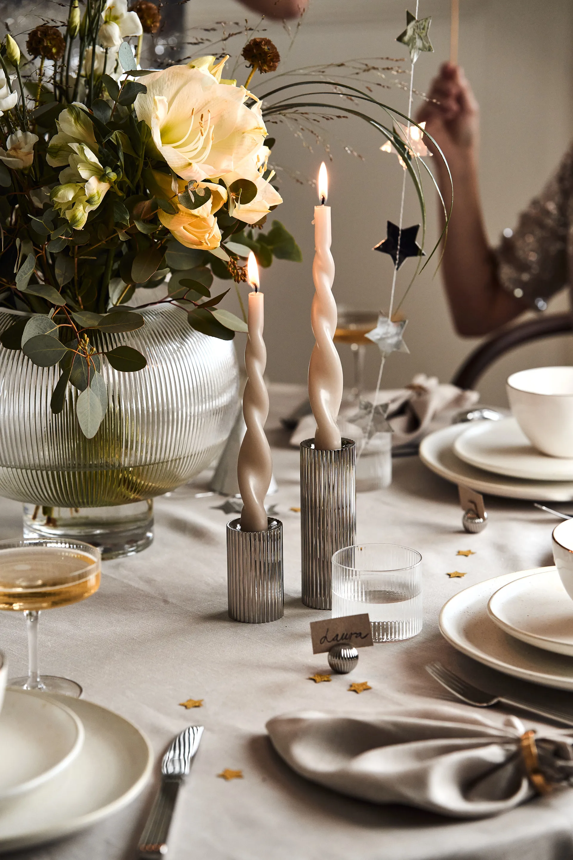 Tovaglioli Clean 45x 45 cm confezione da 4, Greige  Scandi Living