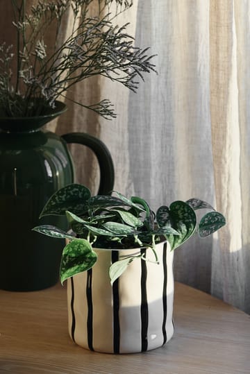 Vaso da fiori Thrive Ø 16 cm - Bianco, nero - Scandi Living