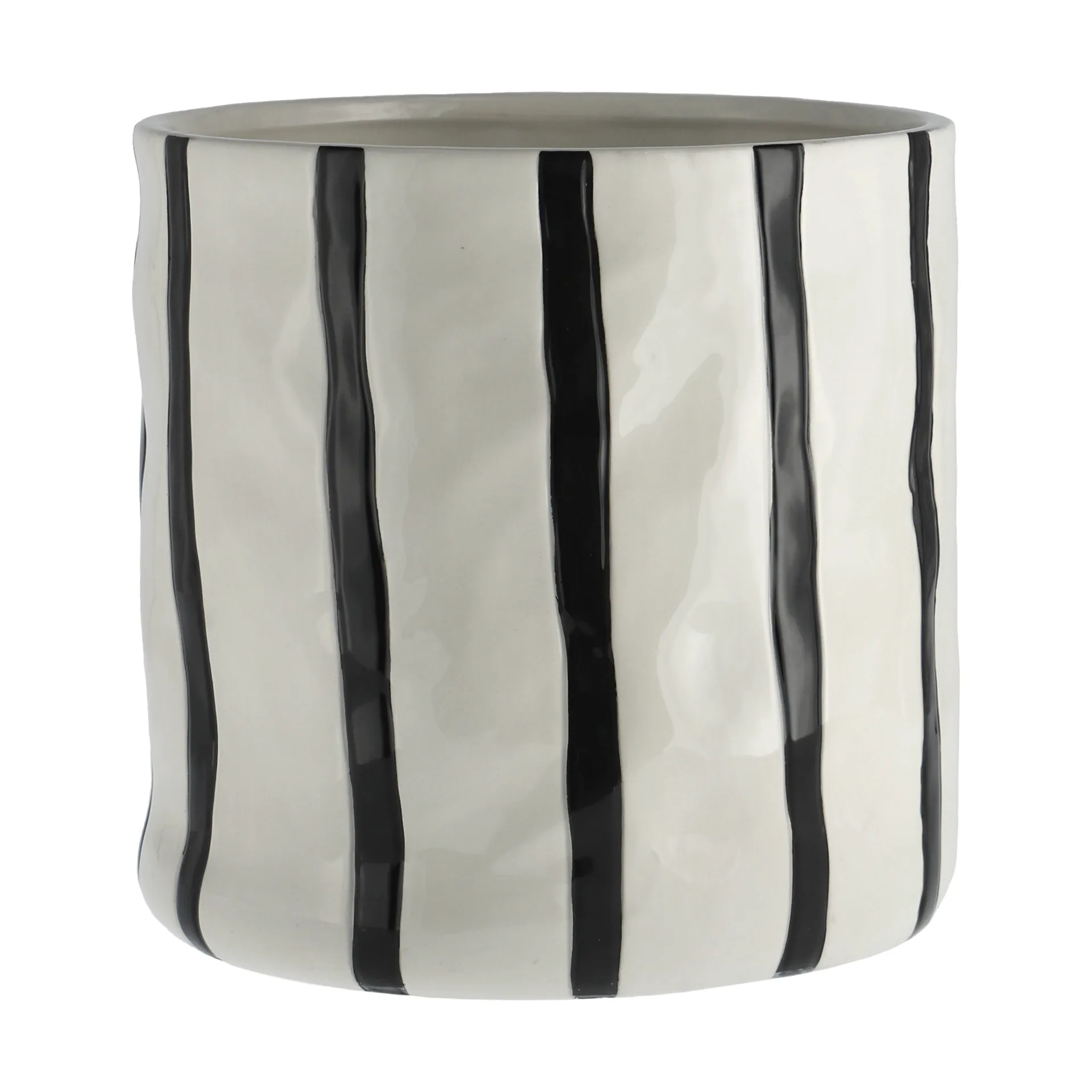 Vaso da fiori Thrive Ø 20 cm, Bianco, nero Scandi Living