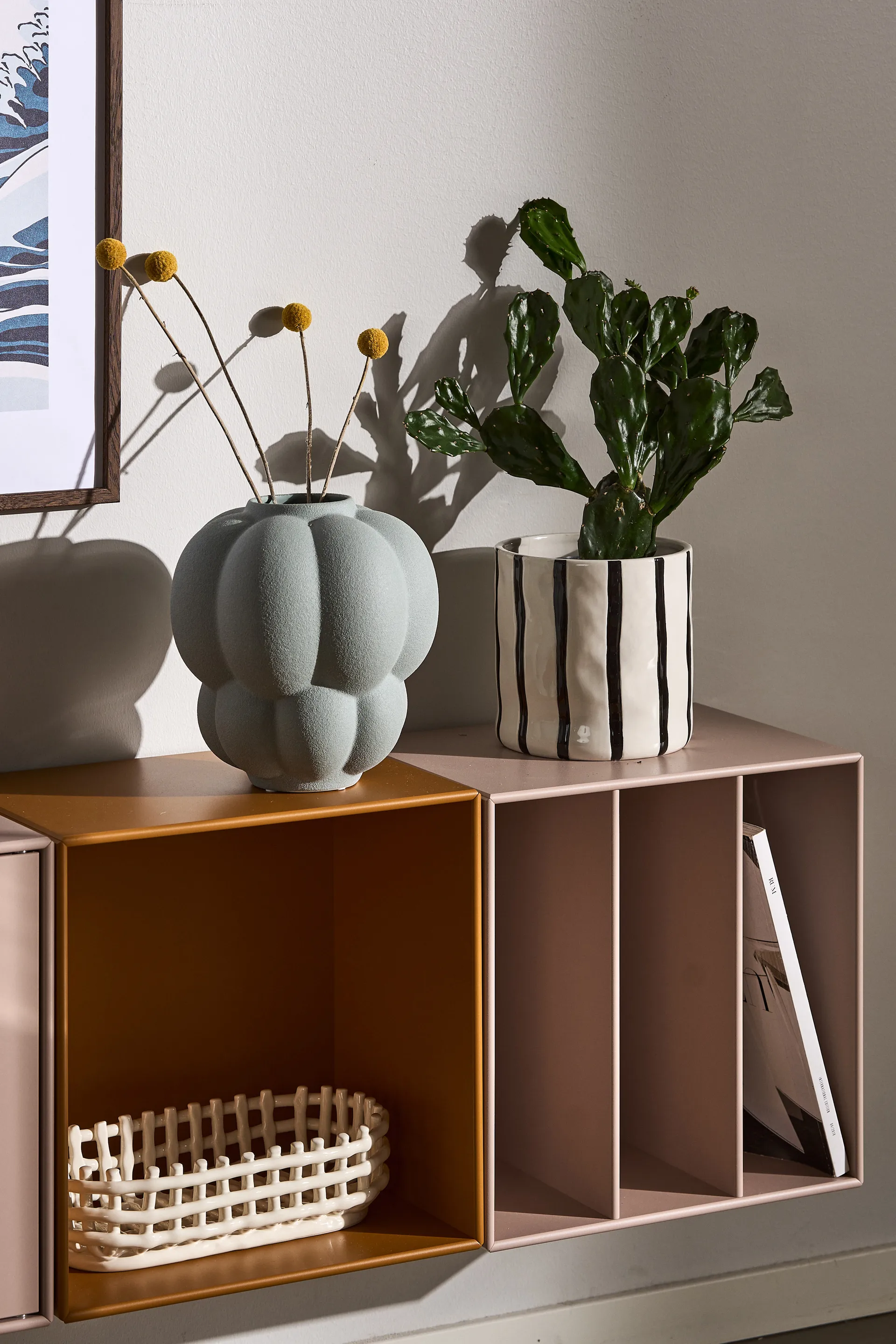 Vaso da fiori Thrive Ø 20 cm, Bianco, nero Scandi Living