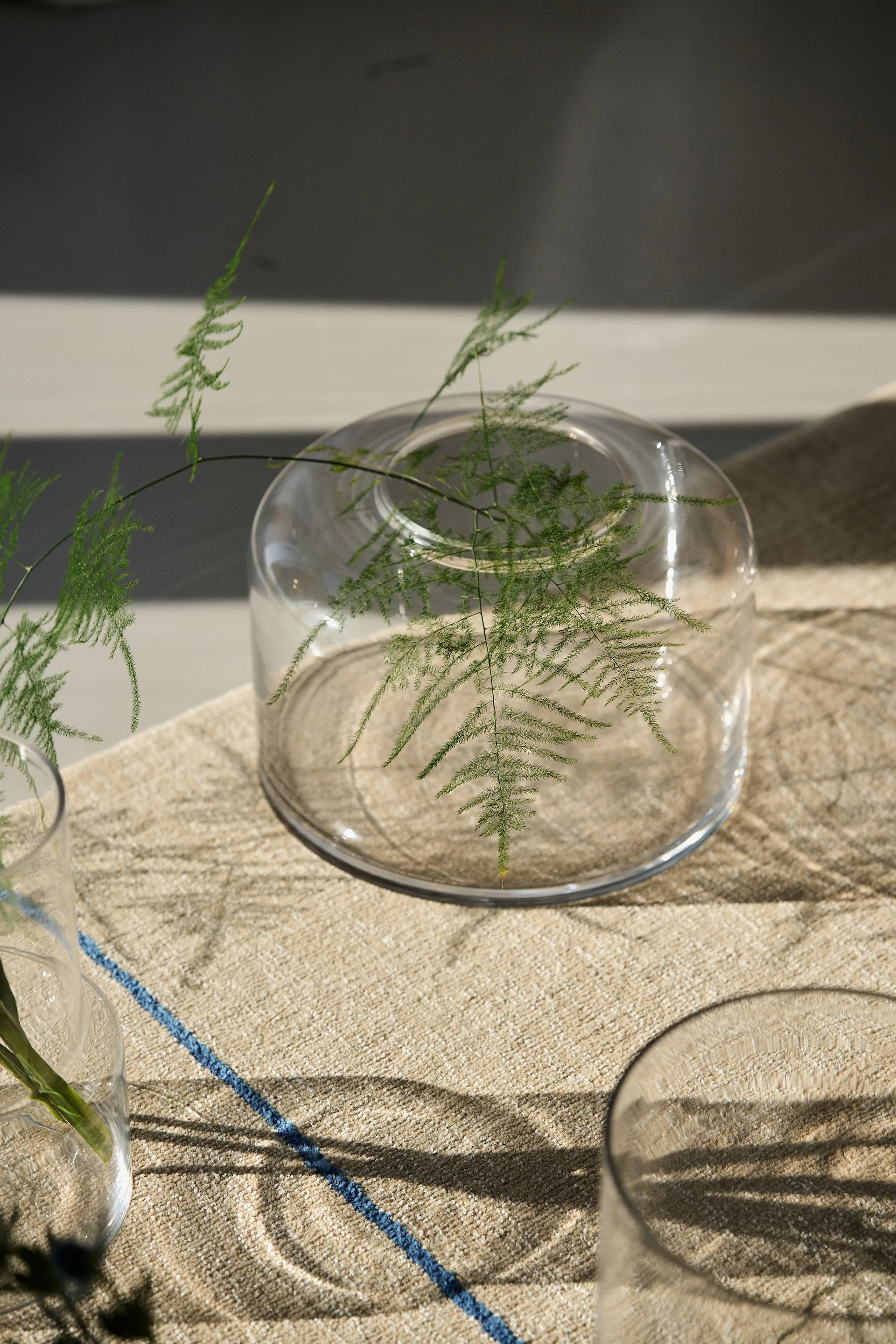 Vaso Flourish Ø 30x20 cm, Trasparente Scandi Living