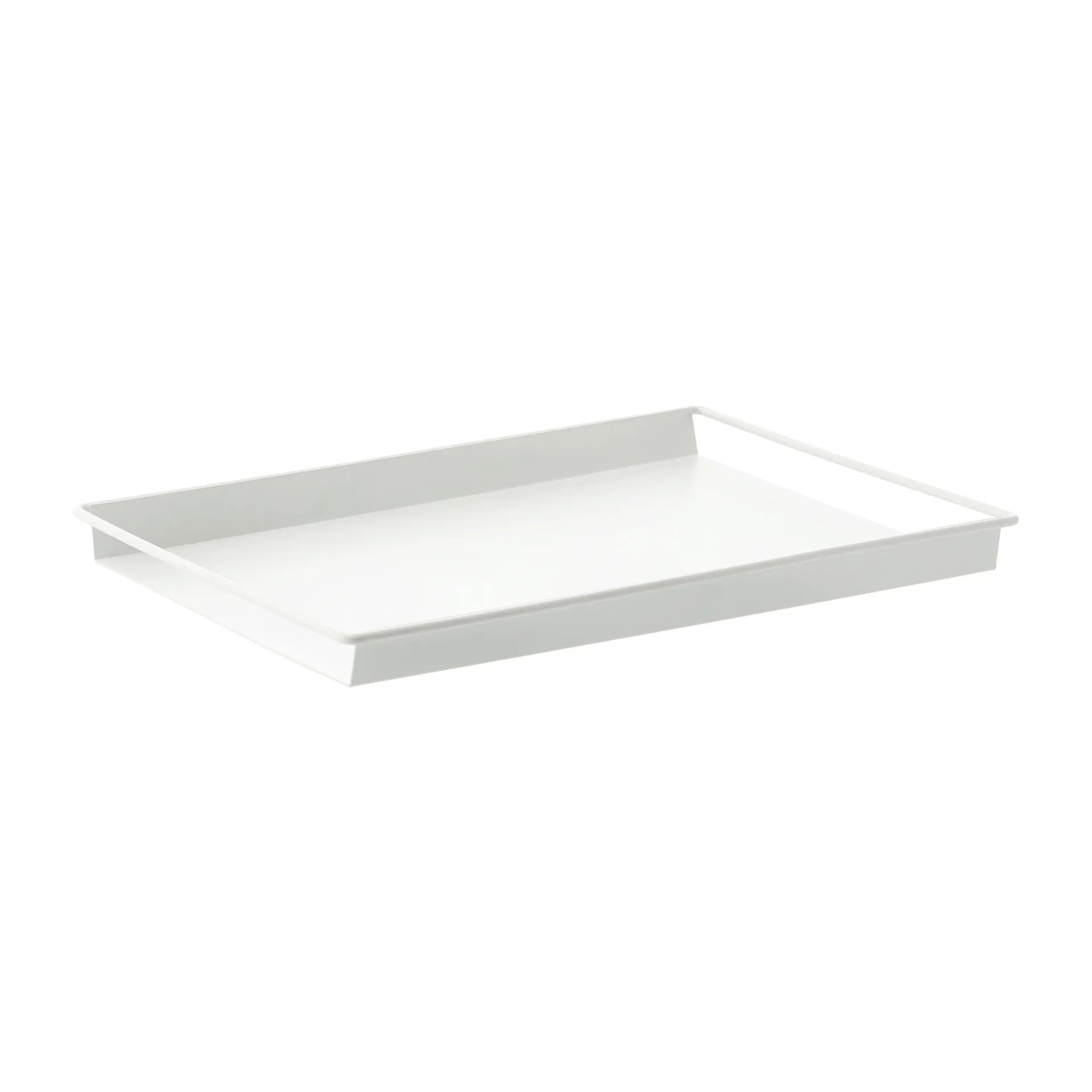 Vassoio con accessori Draw 22x32 cm, Bianco Scandi Living