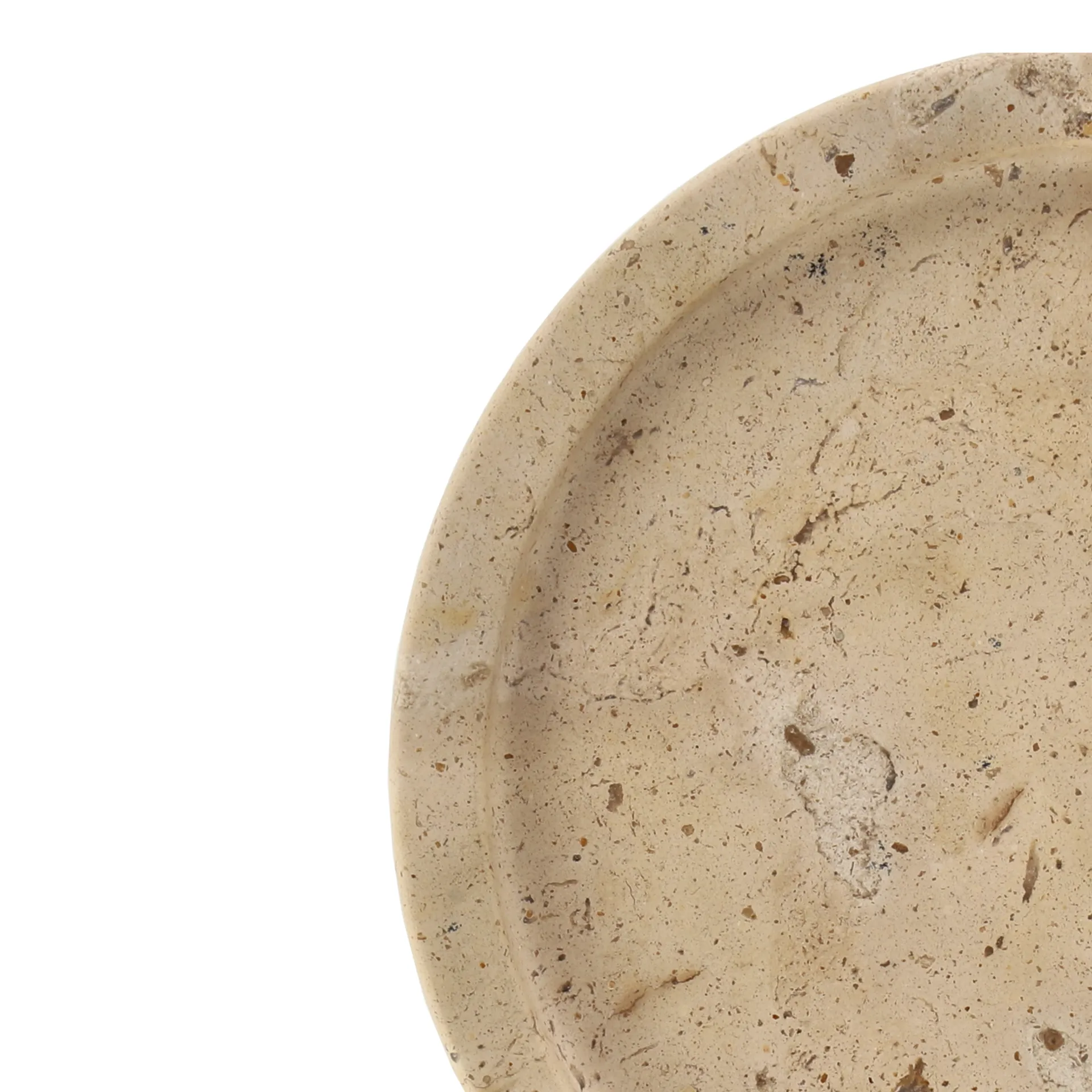 Vassoio decorativo Ridge, Ø16 cm Scandi Living