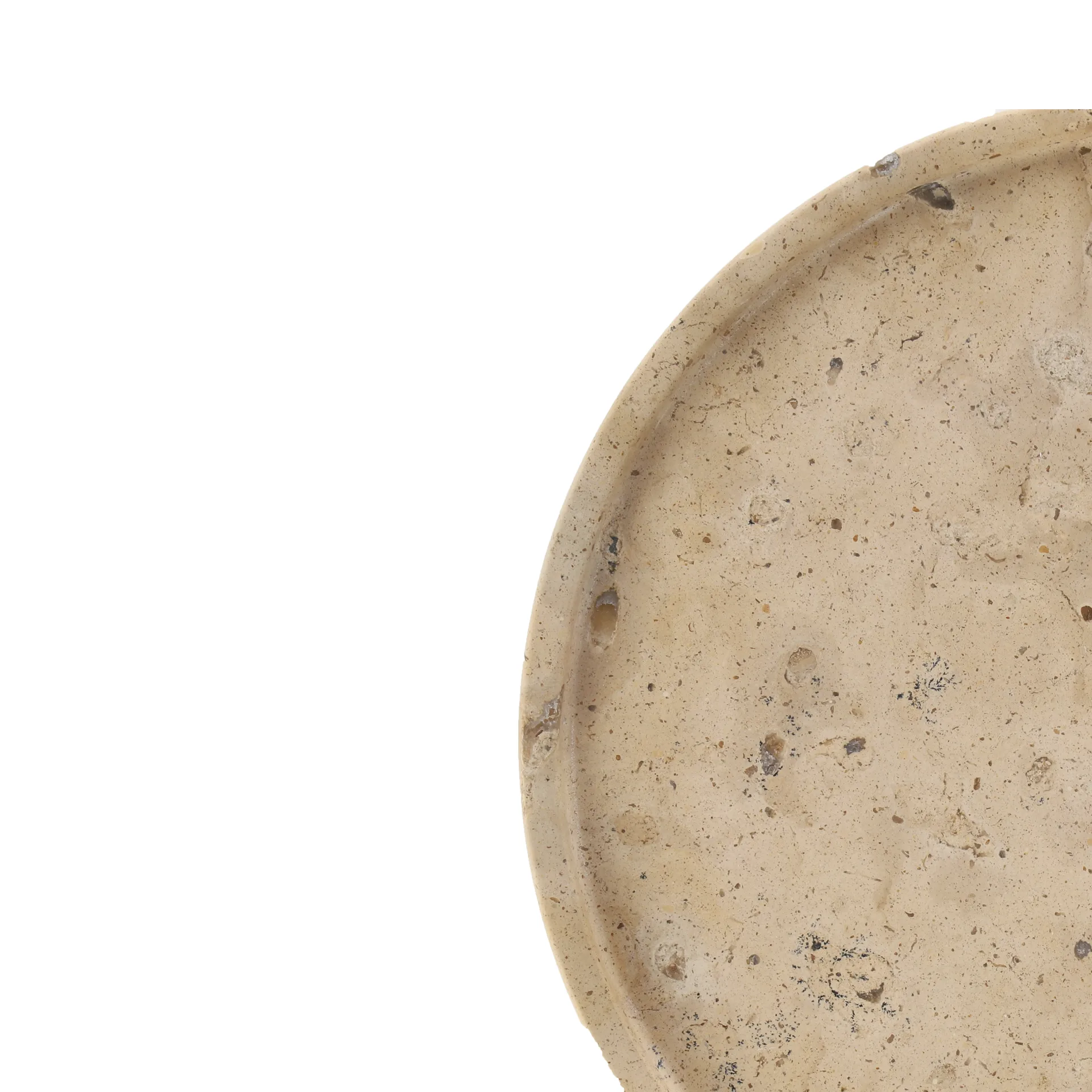 Vassoio decorativo Ridge, Ø24 cm Scandi Living