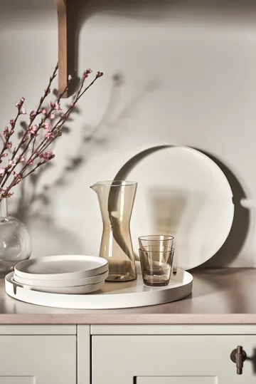 Vassoio Edgy Ø 30 cm - Bianco - Scandi Living