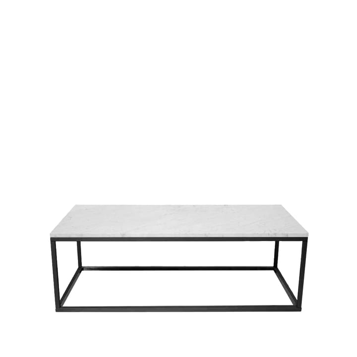 Tavolino 11 - marmo bianco, struttura laccata nera - Scherlin