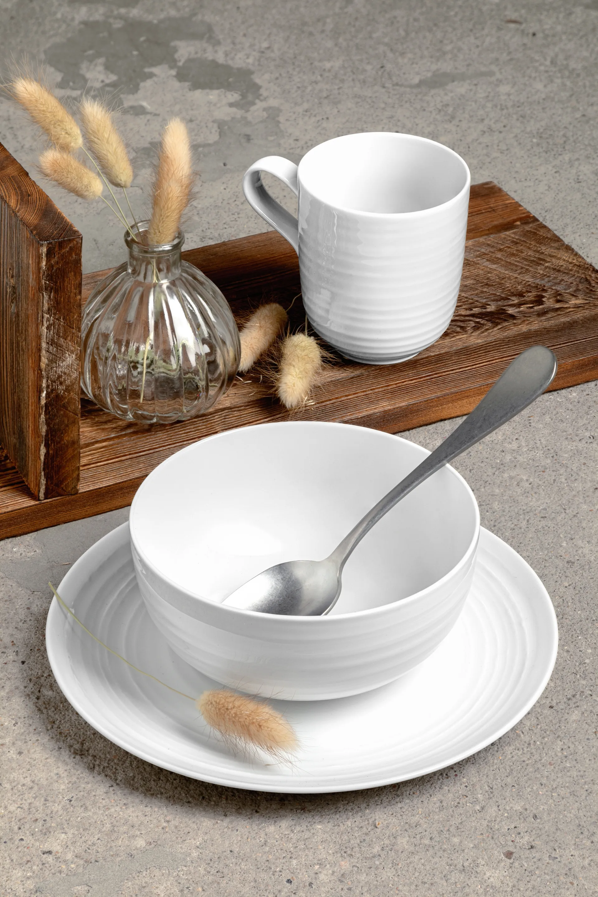 Ciotola Terra, Ø 17,7 cm, confezione da 2, Bianco Seltmann Weiden