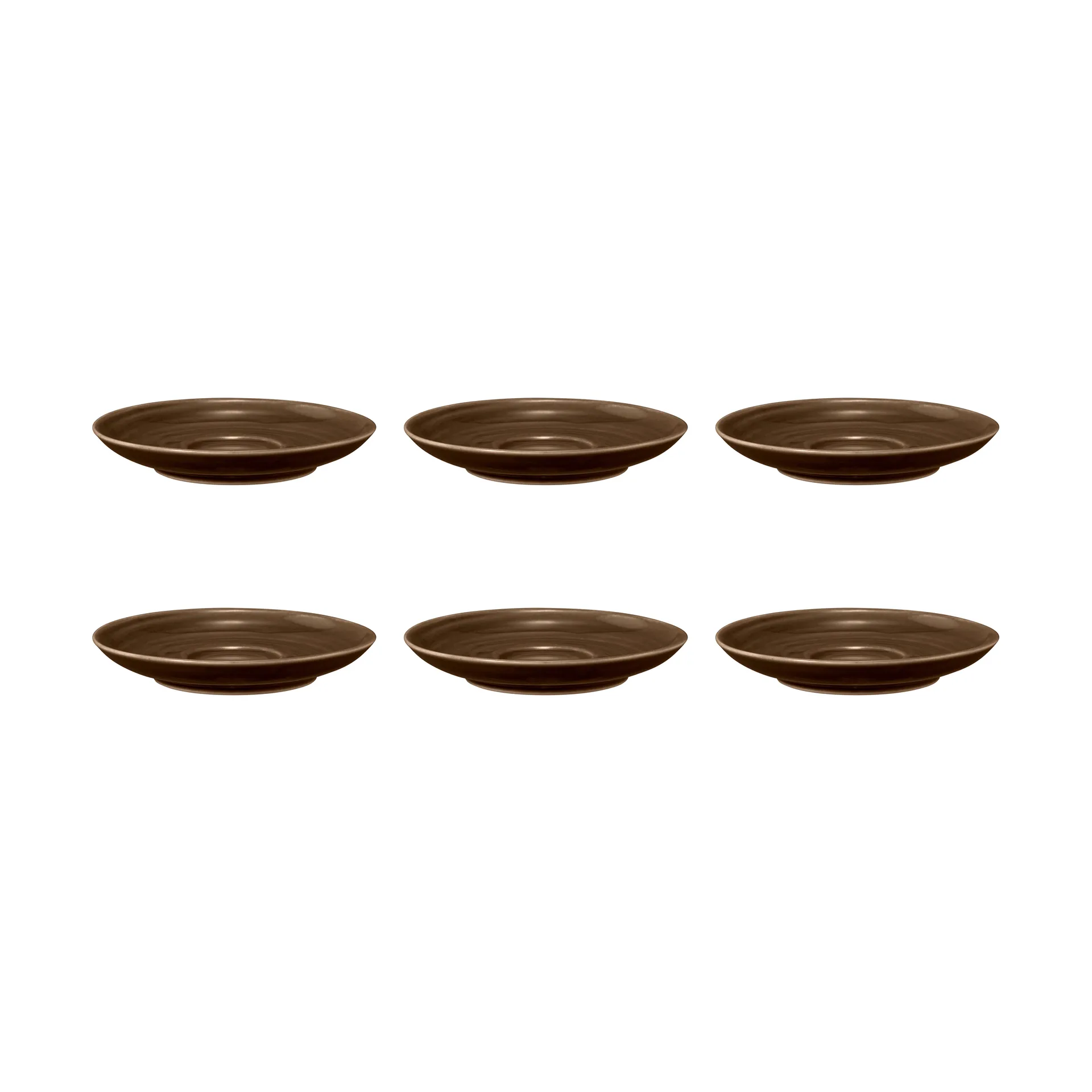 Piattino da caffè Terra, Ø 12 cm, confezione da 6, Earth brown Seltmann Weiden