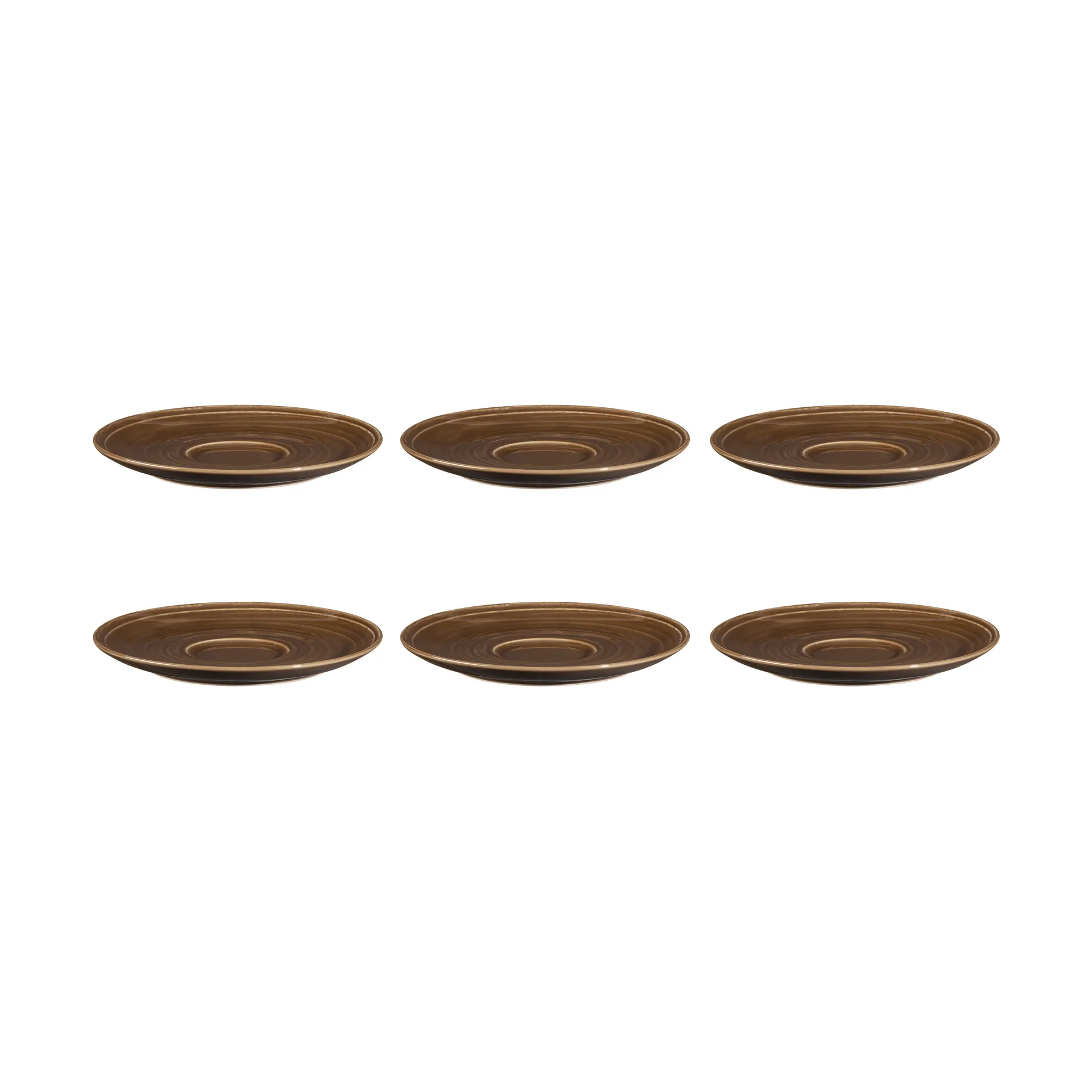 Piattino da caffè Terra, Ø 16,1 cm, confezione da 6, Earth brown Seltmann Weiden