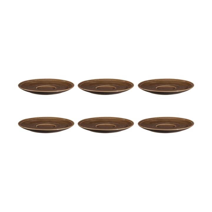 Piattino da caffè Terra, Ø 16,1 cm, confezione da 6 - Earth brown - Seltmann Weiden