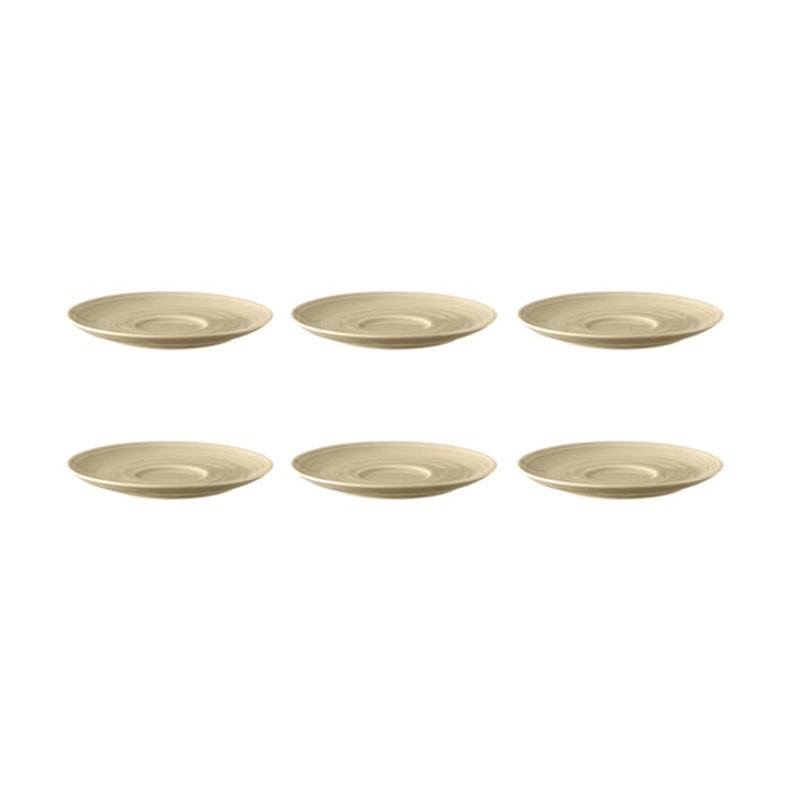 Piattino da caffè Terra, Ø 16,1 cm, confezione da 6 - Sand beige - Seltmann Weiden