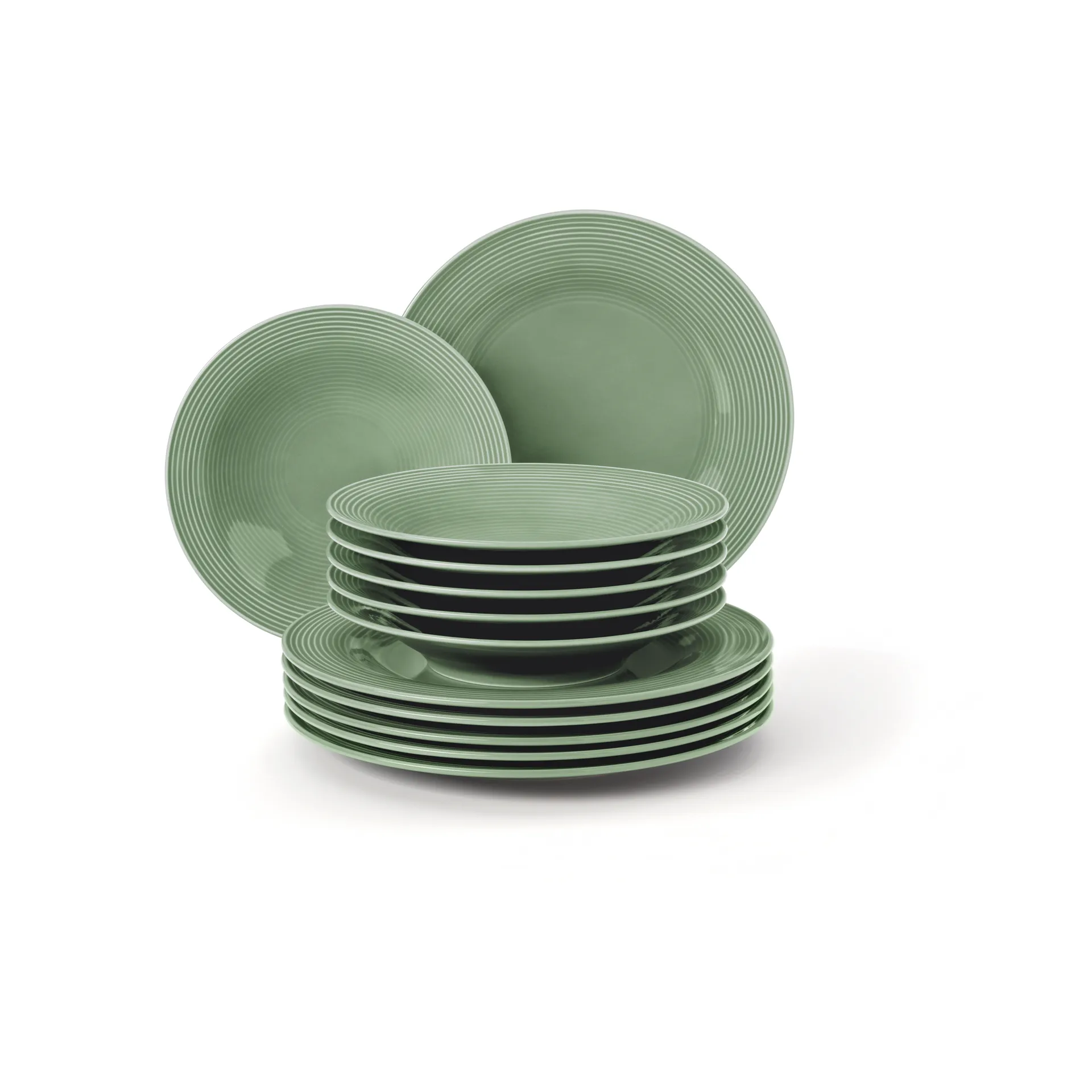 Servizio Beat, 12 pezzi, Verde Seltmann Weiden