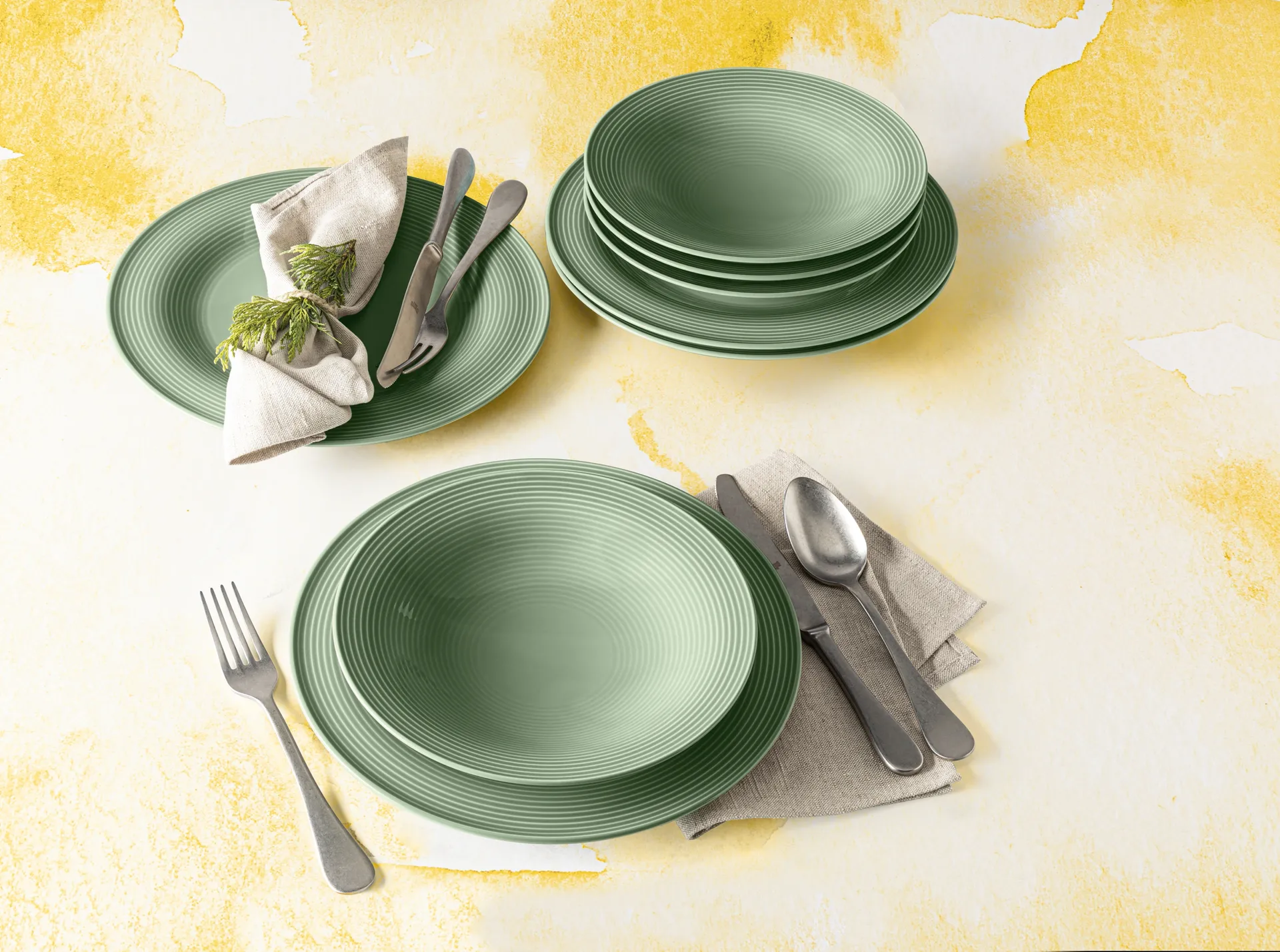 Servizio Beat, 12 pezzi, Verde Seltmann Weiden