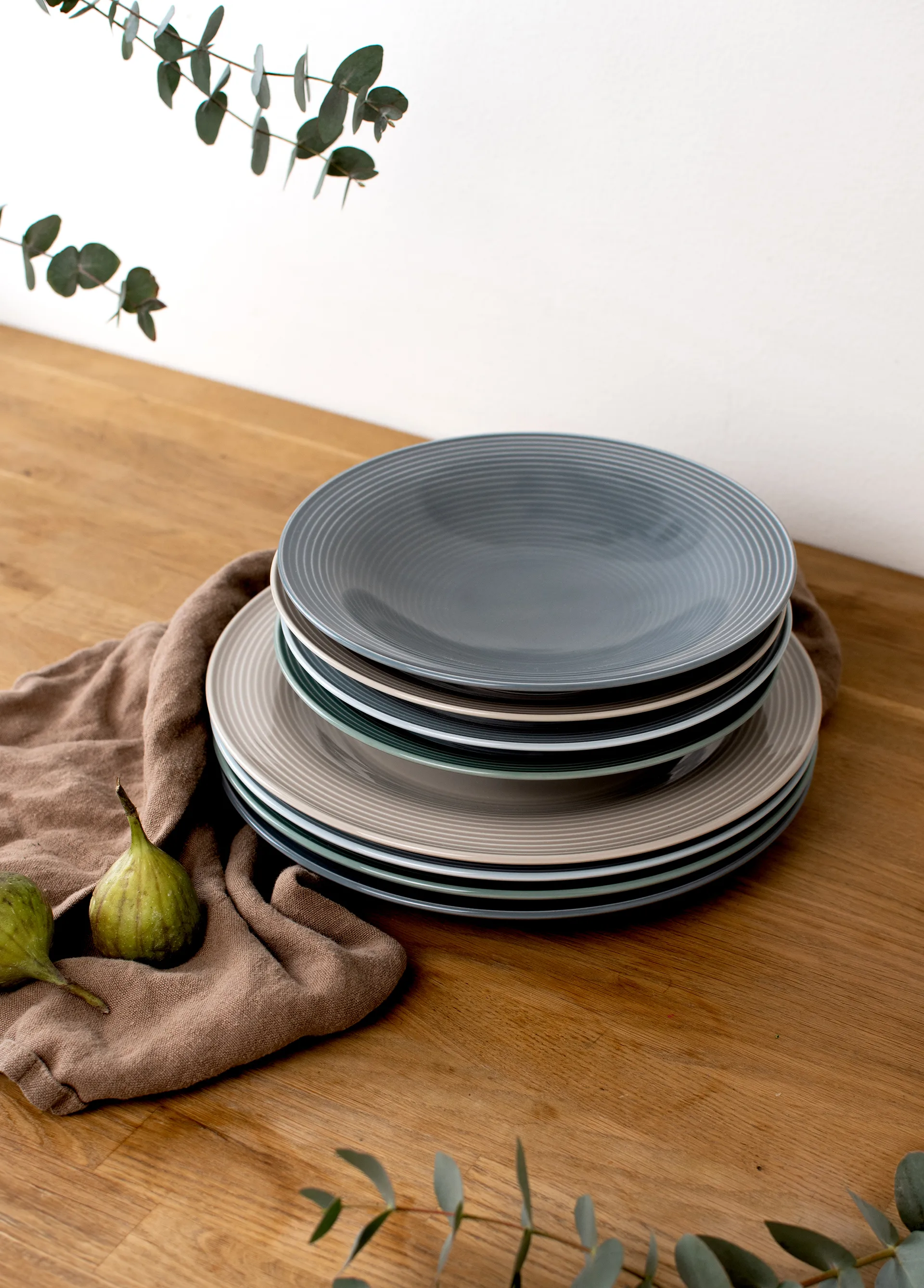 Servizio Beat, 30 pezzi, Grigio perla Seltmann Weiden