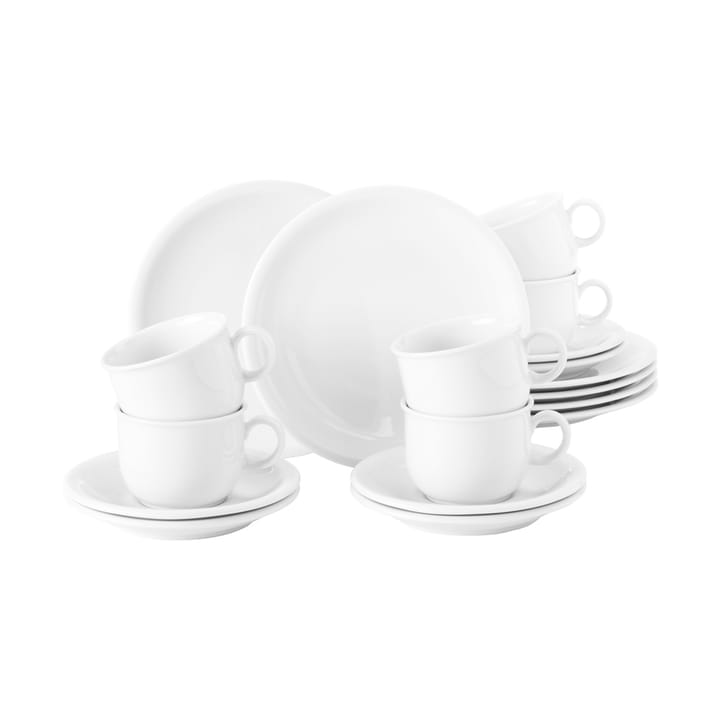 Servizio da caffè Compact, 18 pezzi - Bianco - Seltmann Weiden