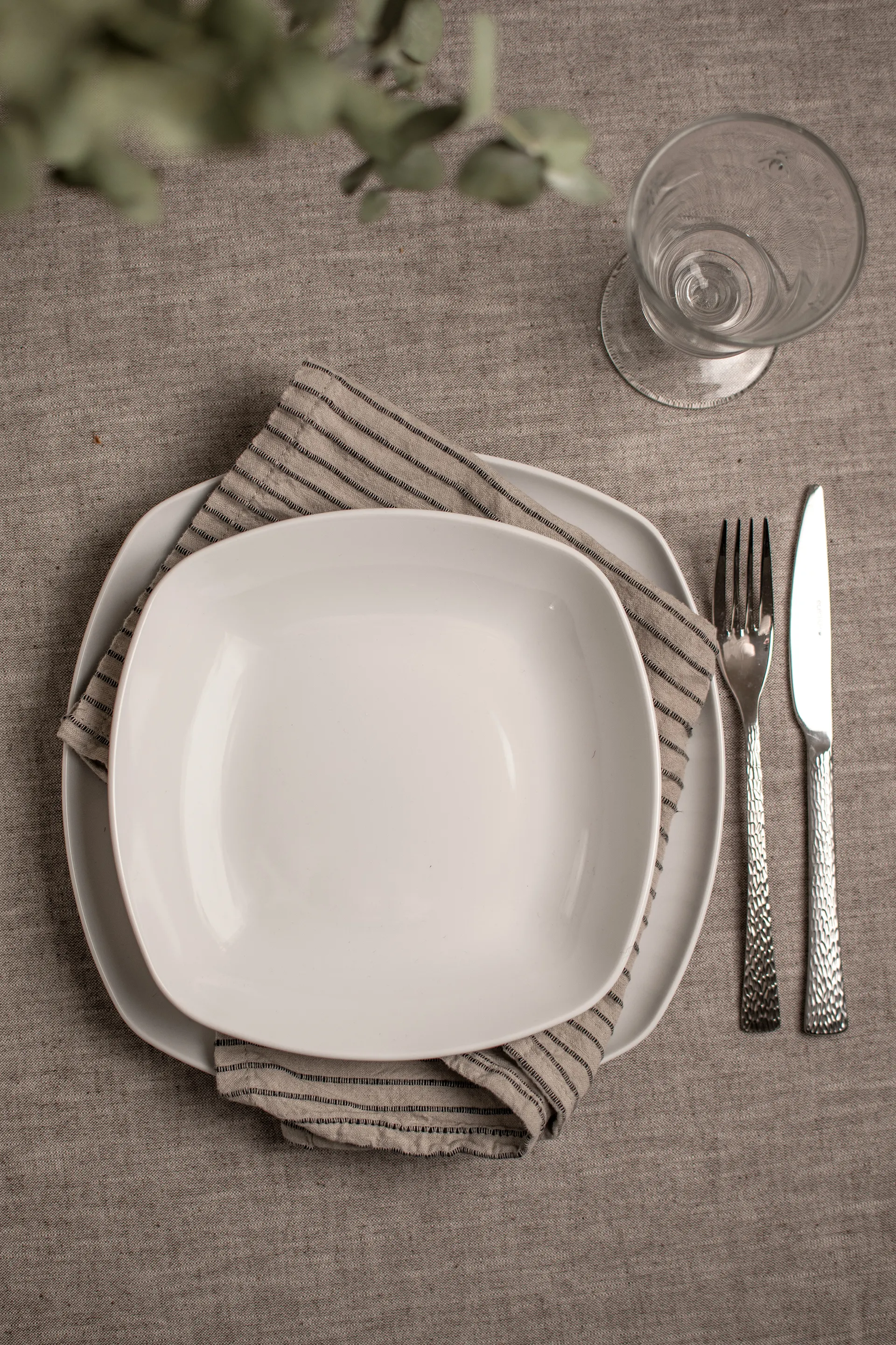 Servizio Lido quadrato, 12 pezzi, Bianco Seltmann Weiden