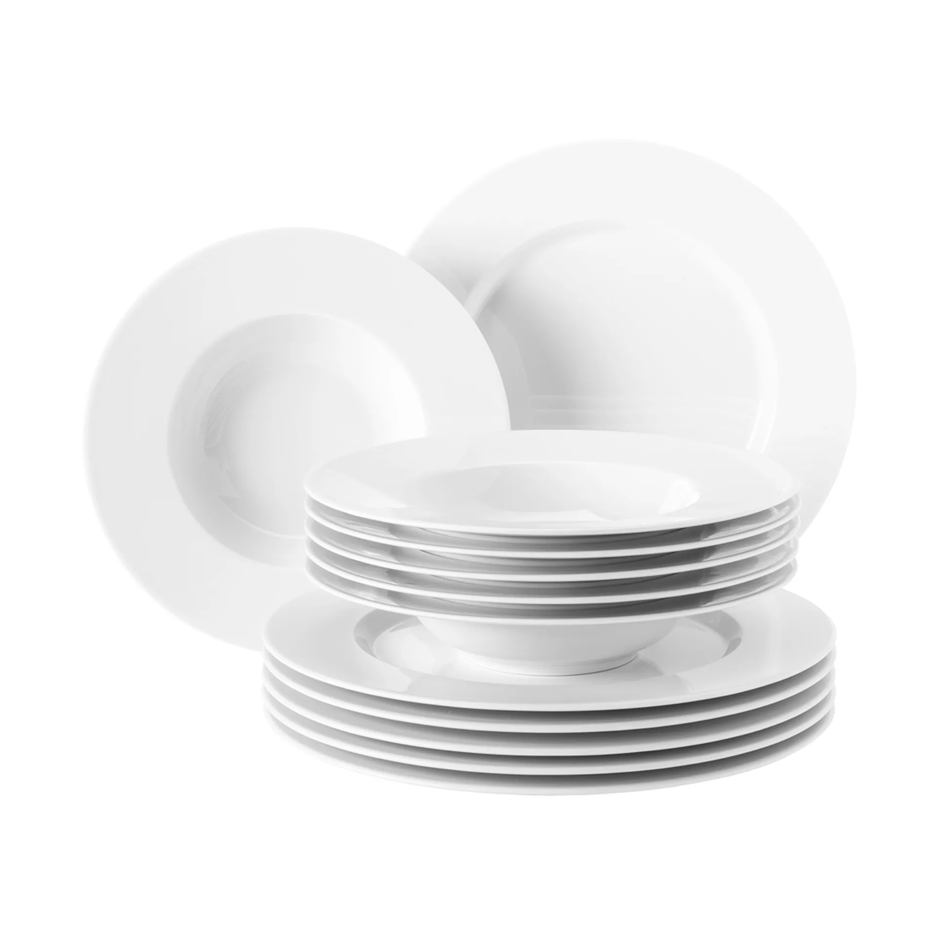 Servizio No Limits, 12 pezzi, Bianco Seltmann Weiden