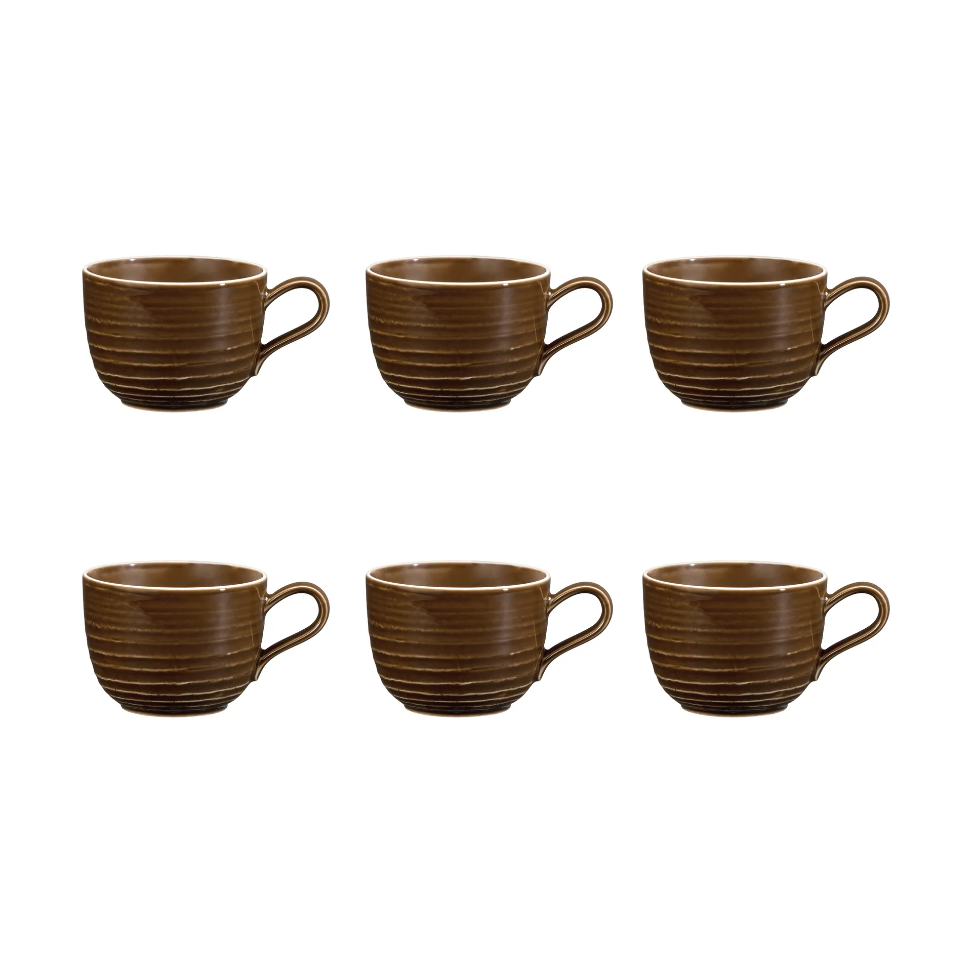 Tazza Terra, 26 cl, confezione da 6, Earth brown Seltmann Weiden