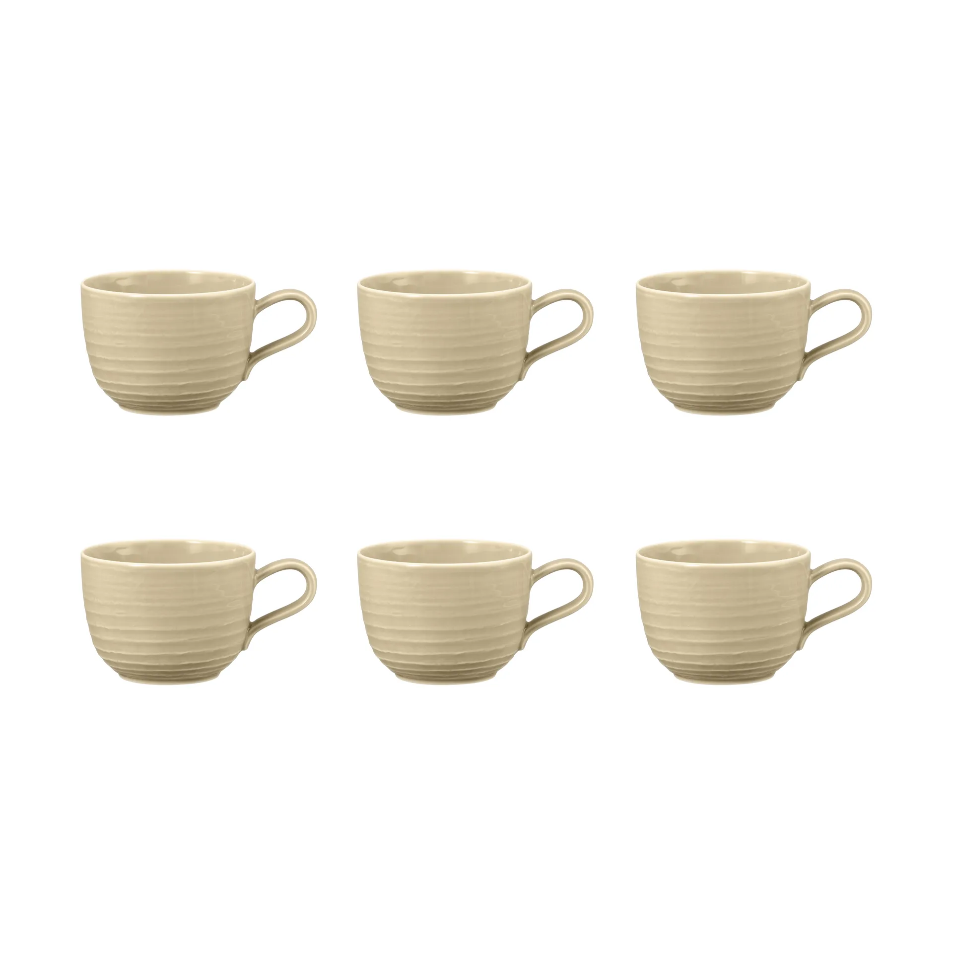 Tazza Terra, 26 cl, confezione da 6, Sand beige Seltmann Weiden