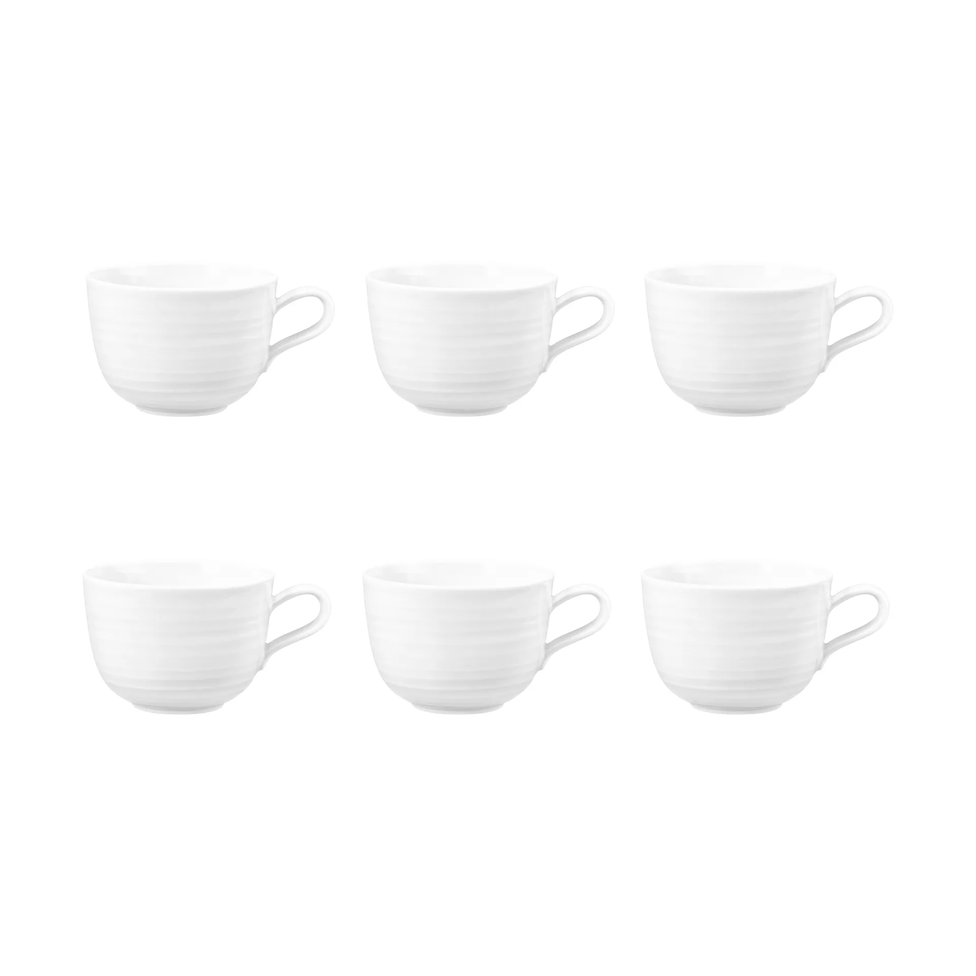 Tazza Terra, 38 cl, confezione da 6, Bianco Seltmann Weiden