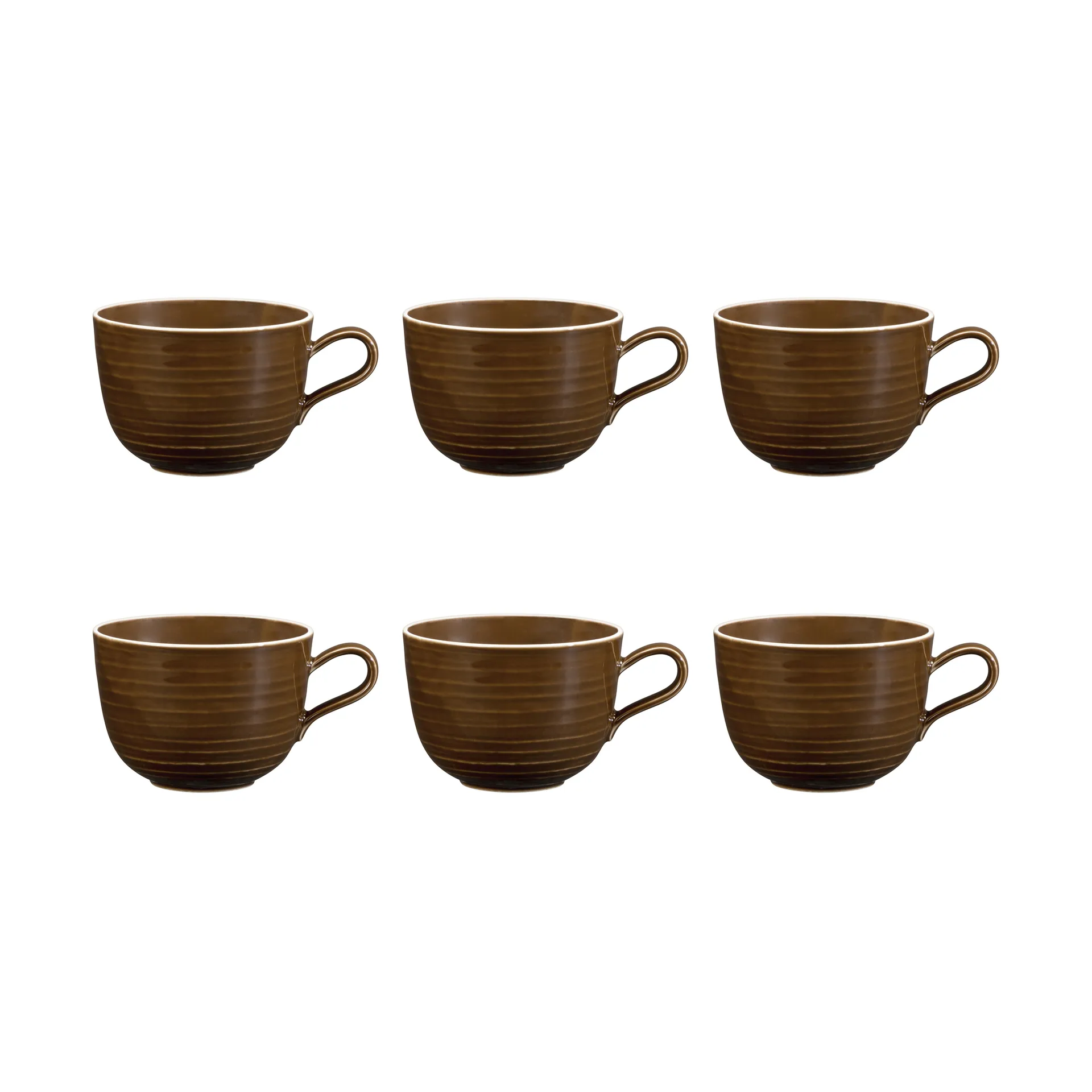 Tazza Terra, 38 cl, confezione da 6, Earth brown Seltmann Weiden