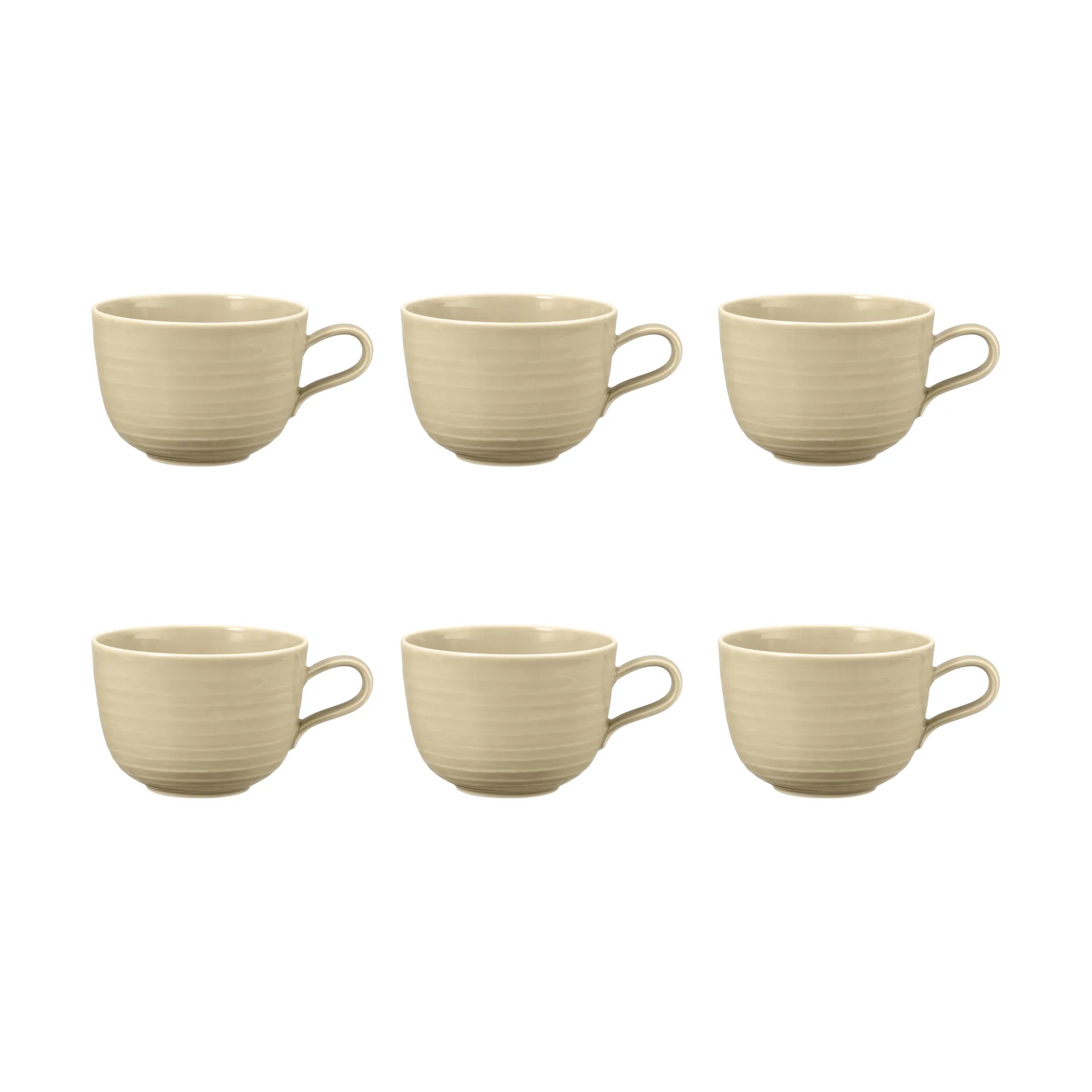 Tazza Terra, 38 cl, confezione da 6, Sand beige Seltmann Weiden