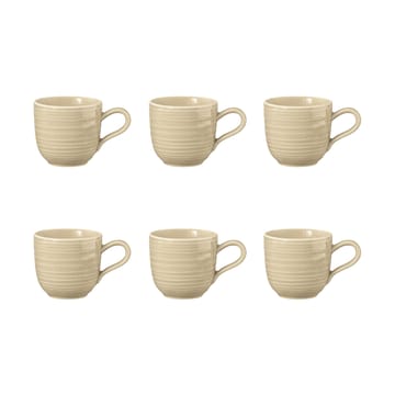Tazzina da espresso Terra, 9 cl, confezione da 6 - Sand beige - Seltmann Weiden