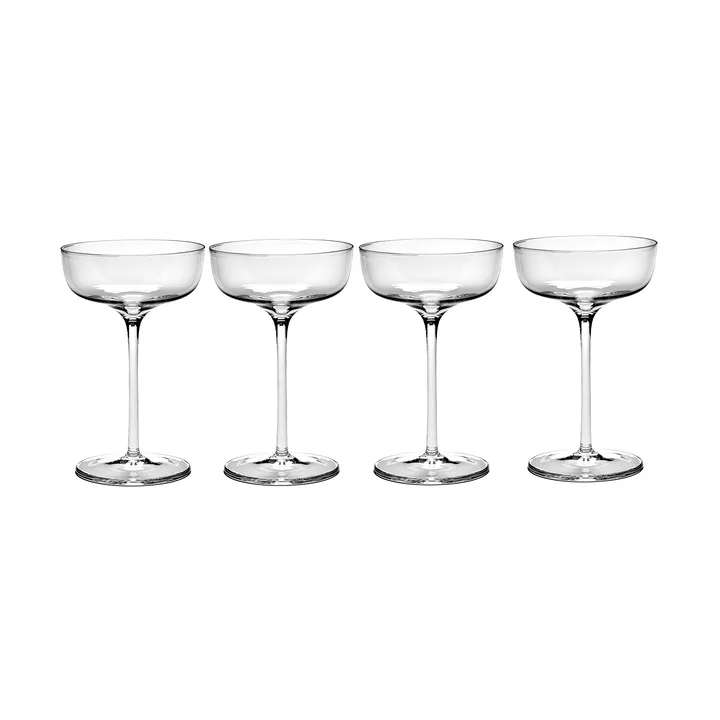 Bicchiere champagne Passe-Partout 15 cl confezione da 4 trasparente - Serax